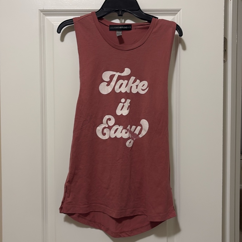 Pink small tee